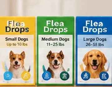 Illustrative dog-care photograph: Worked near-boundary example and a weight-verification worksheet; verify actual product instructions