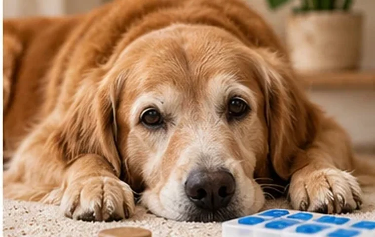 Illustrative dog-care photograph: Use Two Columns for Two Different Promises; verify actual product instructions