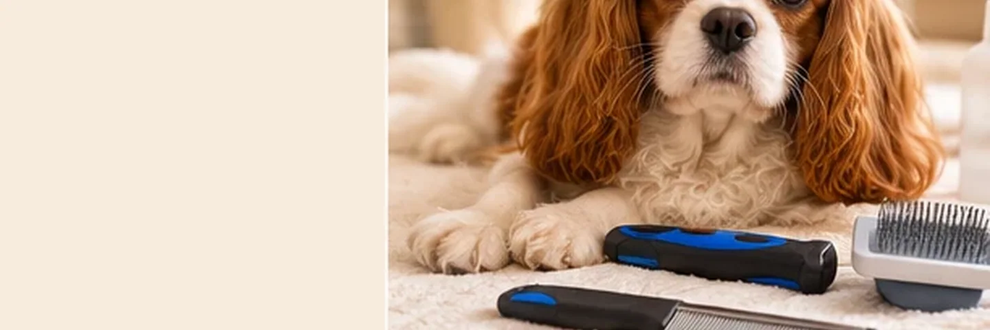 Illustrative dog-care photograph: How to Clean and Store Tick Removal Tools After Use; verify actual product instructions