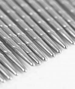 YIYU Premium Dogs Cats Pets Flea Lice Comb Stainless Steel (Mode A with Lines,Blue)