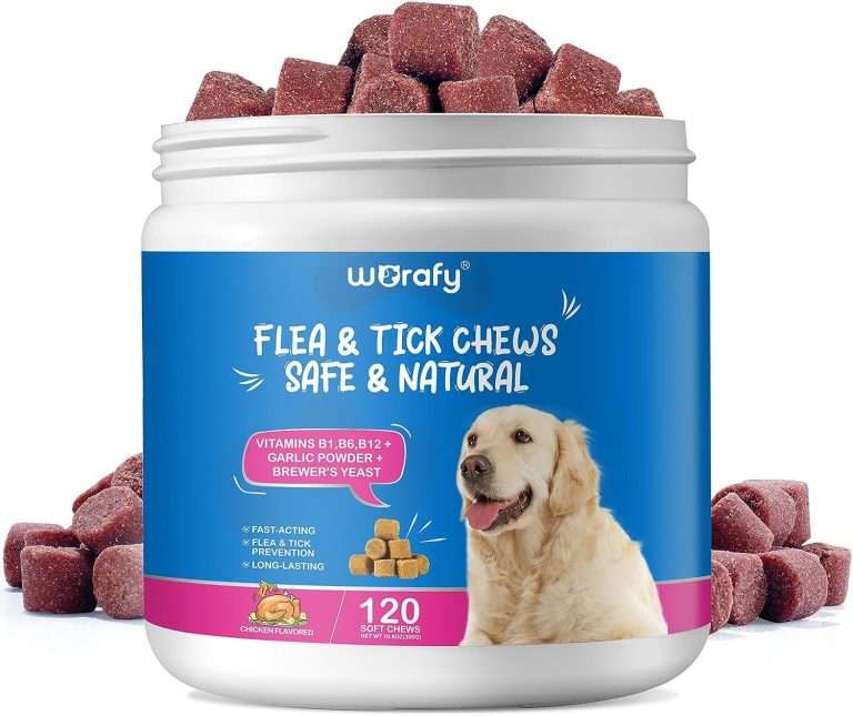 Real product photo from the Chewable Flea and Tick for Dogs catalog; check its label before buying