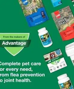 Advantage II Small Dog Vet-Recommended Flea Treatment & Prevention - Dogs 3-10 lbs. - 4-Month Supply - 9