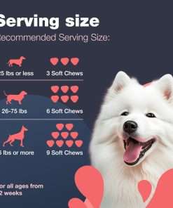 Flea & Tick Prevention Chews for Dogs - 180 Soft Duck Flavor Chews - Natural Dog Flea and Tick Supplement - Flea and Tick Prevention Pet Supplies for Dogs of All Breeds, Ages & Sizes - 6