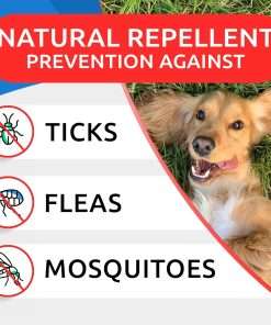 Natural Flea and Tick Prevention Chews for Dogs - Chewable Tablets for Dogs - All Breeds and Ages - Made in USA Flea and Tick Remover Supplement - Bacon - 120 Treats - 2