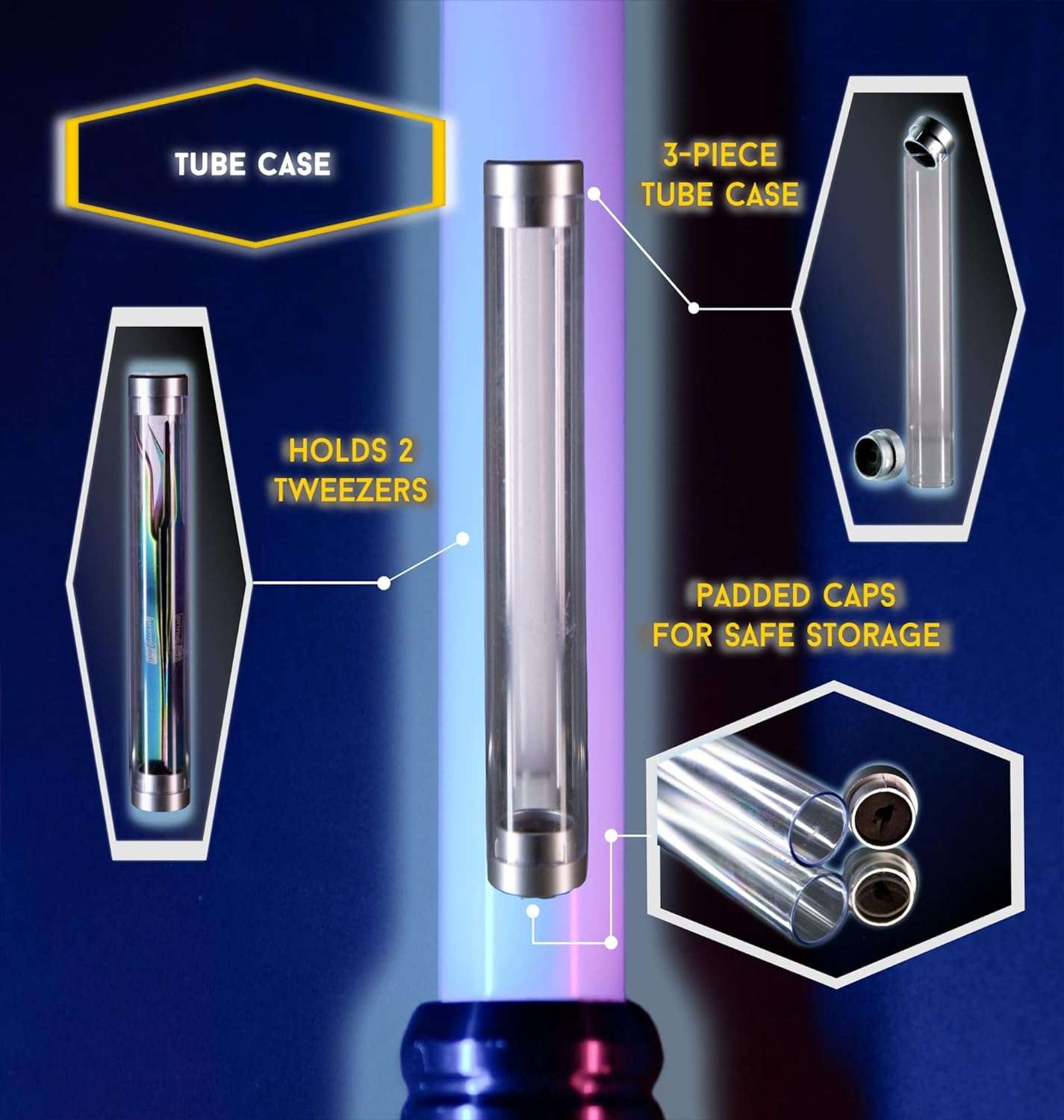 PrimeJedi 2-in-1 Tick Removal Tool Set, Tick Remover for Humans, for Dogs, for Cats, Angled Tweezer + Tick Removal Tool + Tube Case, Medical Tweezers for Removing Ticks, Tick Tweezers, Multicolored - 6