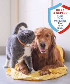 Adams Plus Pyrethrin Dip For Dogs and Cats - Kills and Repels Fleas, Ticks, Lice, Gnats, Mosquitoes and Flies - 4 Fl Oz - 2