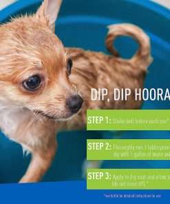 Adams Plus Pyrethrin Dip For Dogs and Cats - Kills and Repels Fleas, Ticks, Lice, Gnats, Mosquitoes and Flies - 4 Fl Oz - 3