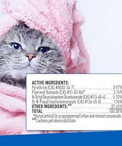 Adams Plus Pyrethrin Dip For Dogs and Cats - Kills and Repels Fleas, Ticks, Lice, Gnats, Mosquitoes and Flies - 4 Fl Oz - 8
