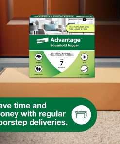 Advantage Household Fogger - Kills Fleas & Ticks - Flea Fogger for Home - 2 oz. Canisters (Pack of 3) - 7