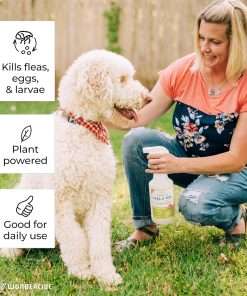 Wondercide - Flea, Tick & Mosquito Spray for Dogs, Cats, and Home - Flea and Tick Killer, Control, Prevention, Treatment - with Natural Essential Oils - Pet and Family Safe - 3