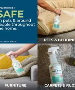 Wondercide - Flea, Tick and Mosquito Spray for Dogs, Cats, and Home - Flea and Tick Killer, Control, Prevention, Treatment - with Natural Essential Oils - 4