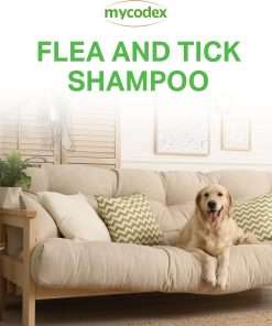 PRN Pharmacal Mycodex Flea and Tick Shampoo P3 - Sensitive Skin Shampoo for Dogs & Cats - with Oatmeal, Lanolin, & Aloe - Removes Dandruff, Dirt, & Scales While Killing Fleas, Ticks & Lice - 3