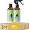 kin+kind Flea and Tick Spray and Shampoo Kit- Shampoo and Spray Set- Shampoo for Dogs, Spray for Dogs- for Tick and Flea Control Shampoo and Repel Spray- Lavender - 1