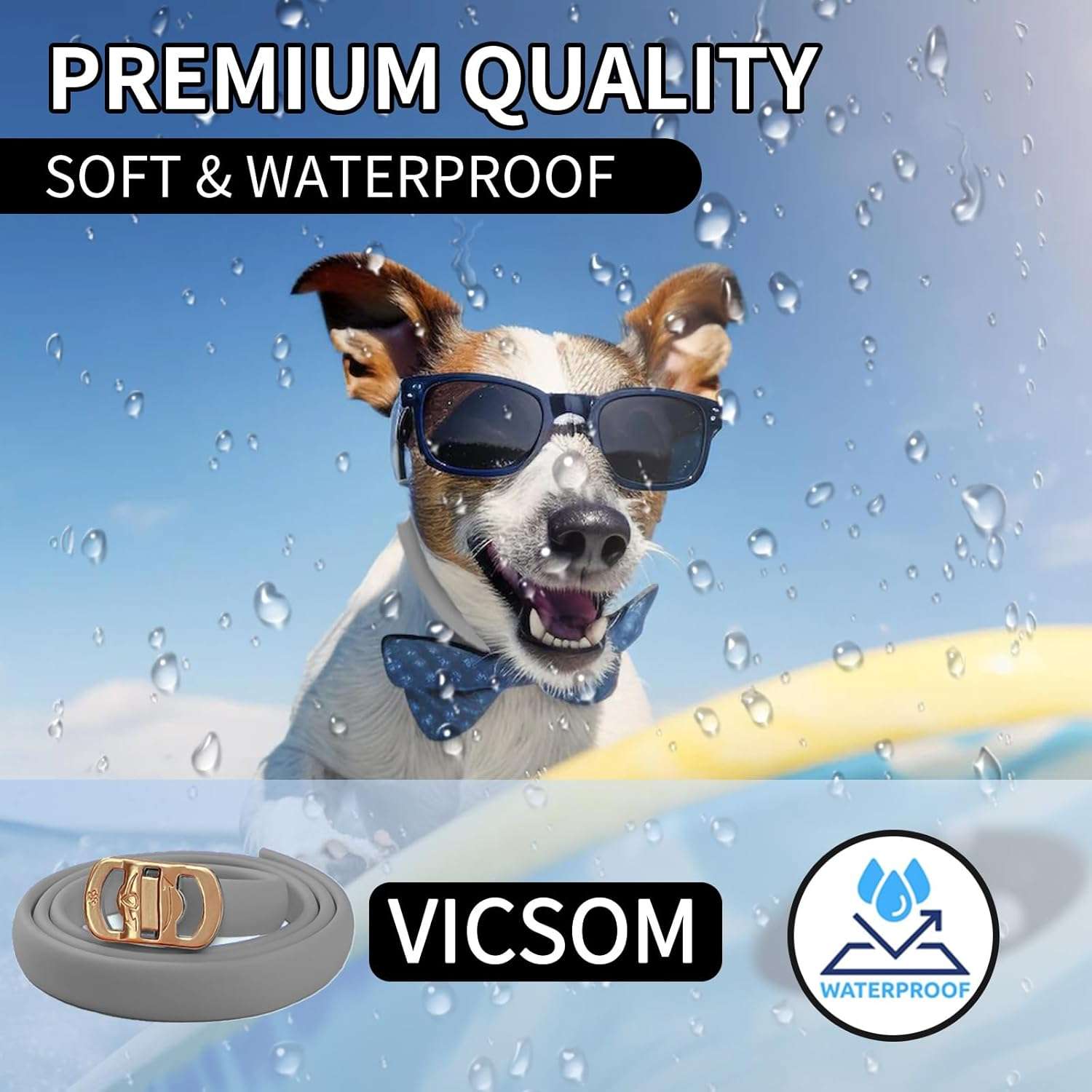 4 Pack Flea Collar for Dogs, Dog Flea and Tick Collar 32 Months Flea and Tick Treatment for Dog, Waterproof Adjustable Dog Flea and Tick Prevention Collar for Small Medium Large Dog Puppy - 4