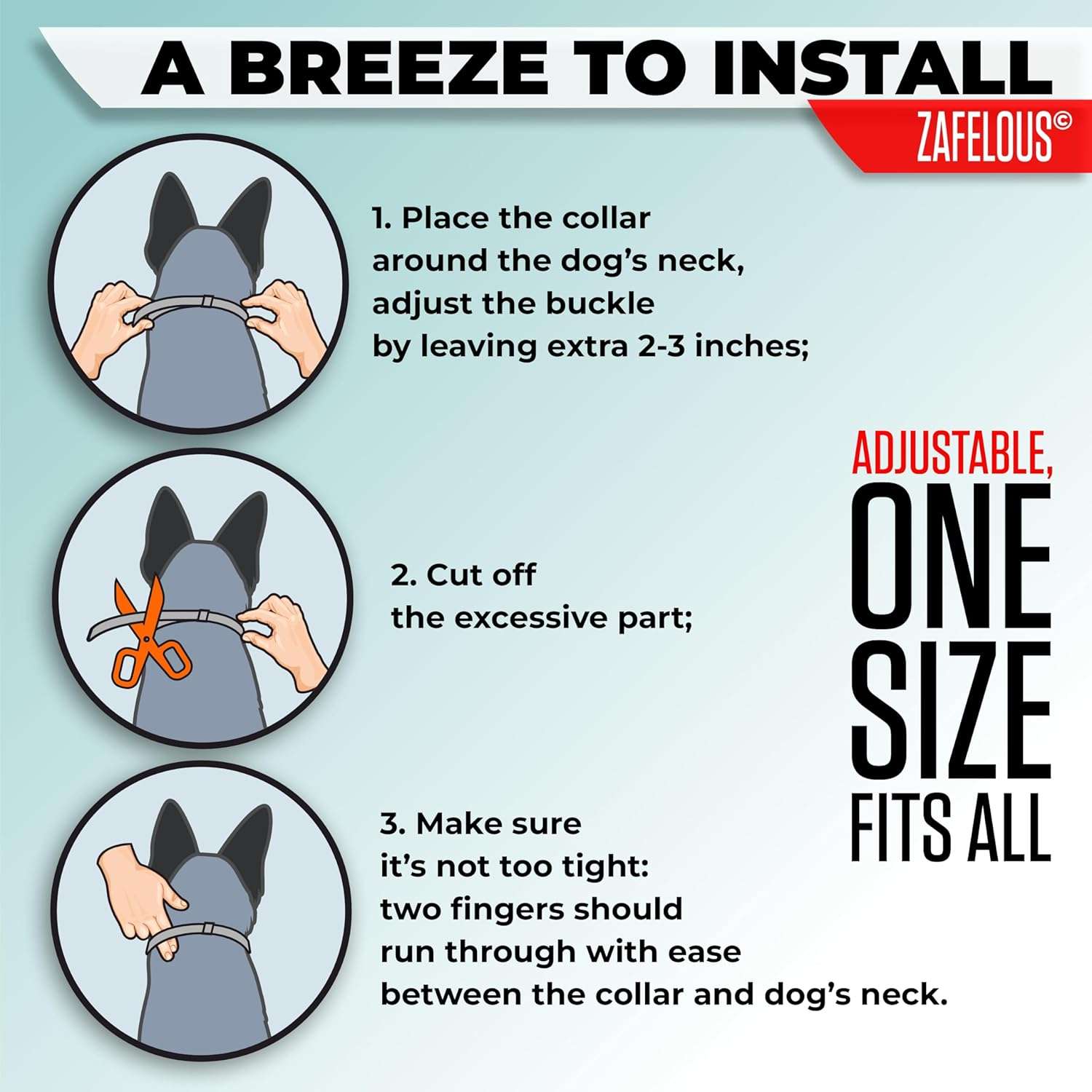 Flea and Tick Prevention for Dogs - Flea Collar - 4 Count - 4