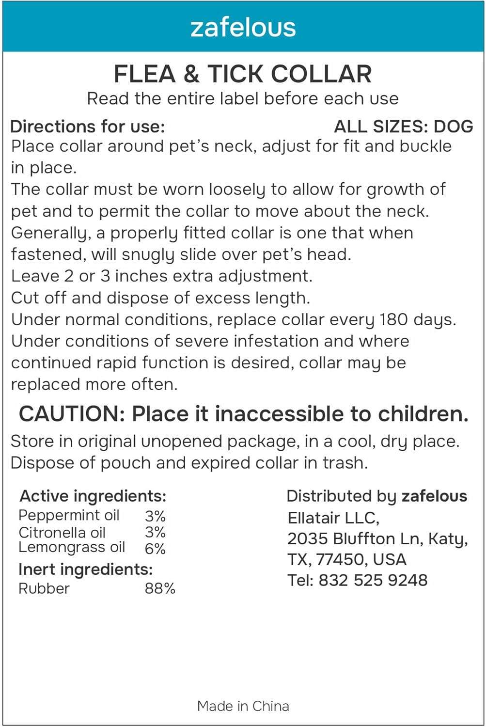 Flea and Tick Prevention for Dogs - Flea Collar - 4 Count - 5