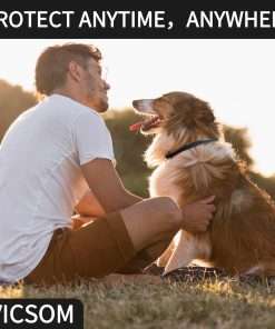 4 Pack Flea Collar for Dogs, Dog Flea and Tick Collar 32 Months Flea and Tick Treatment for Dog, Waterproof Adjustable Dog Flea and Tick Prevention Collar for Small Medium Large Dog Puppy, Black - 7