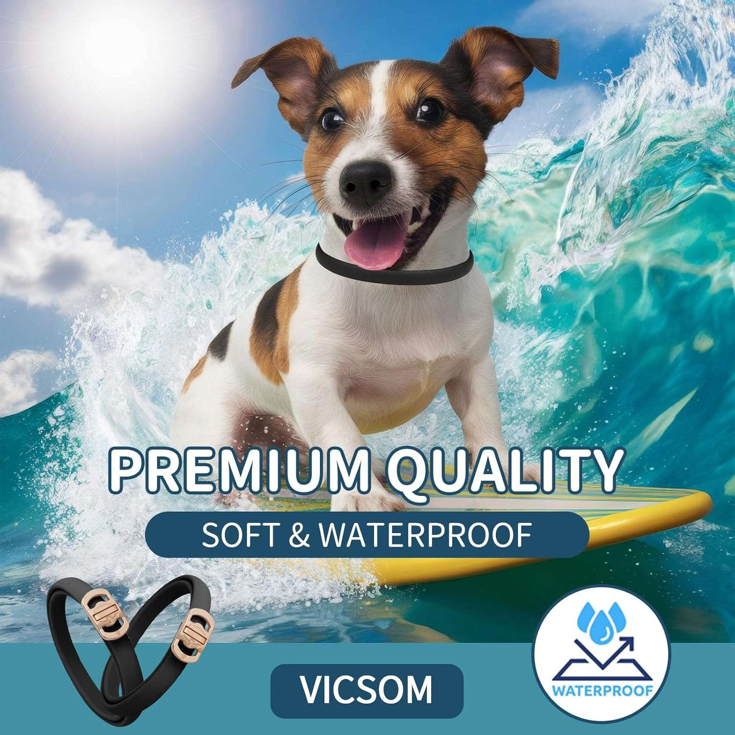 Flea Collar for Dogs, 4 Pack Dog Flea and Tick Collar 32 Months Flea and Tick Treatment Collar for Dog, Waterproof Adjustable Dog Flea and Tick Prevention for Small Medium Large Dog Puppy, Black - 5