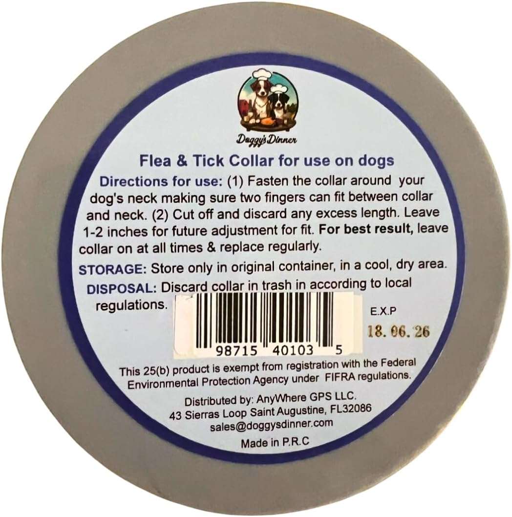 Flea and Tick Collar for Dogs and Cats- Lasts Up to 8-Months Using Natural Plant-Based Oils - Safe for Pets, People and The Environment - 2-Pack Flea Collar for Dogs and Cats - 8