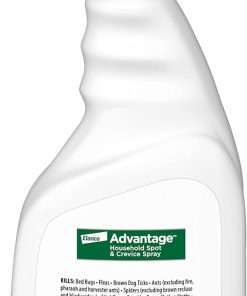 Advantage Household Spot & Crevice Spray - Kills Fleas & Ticks & Bedbugs - 24 oz. - 2