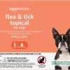 Amazon Basics Flea and Tick Topical Treatment for Small Dogs (5 -22 pounds), Unscented, 6 Count - 1