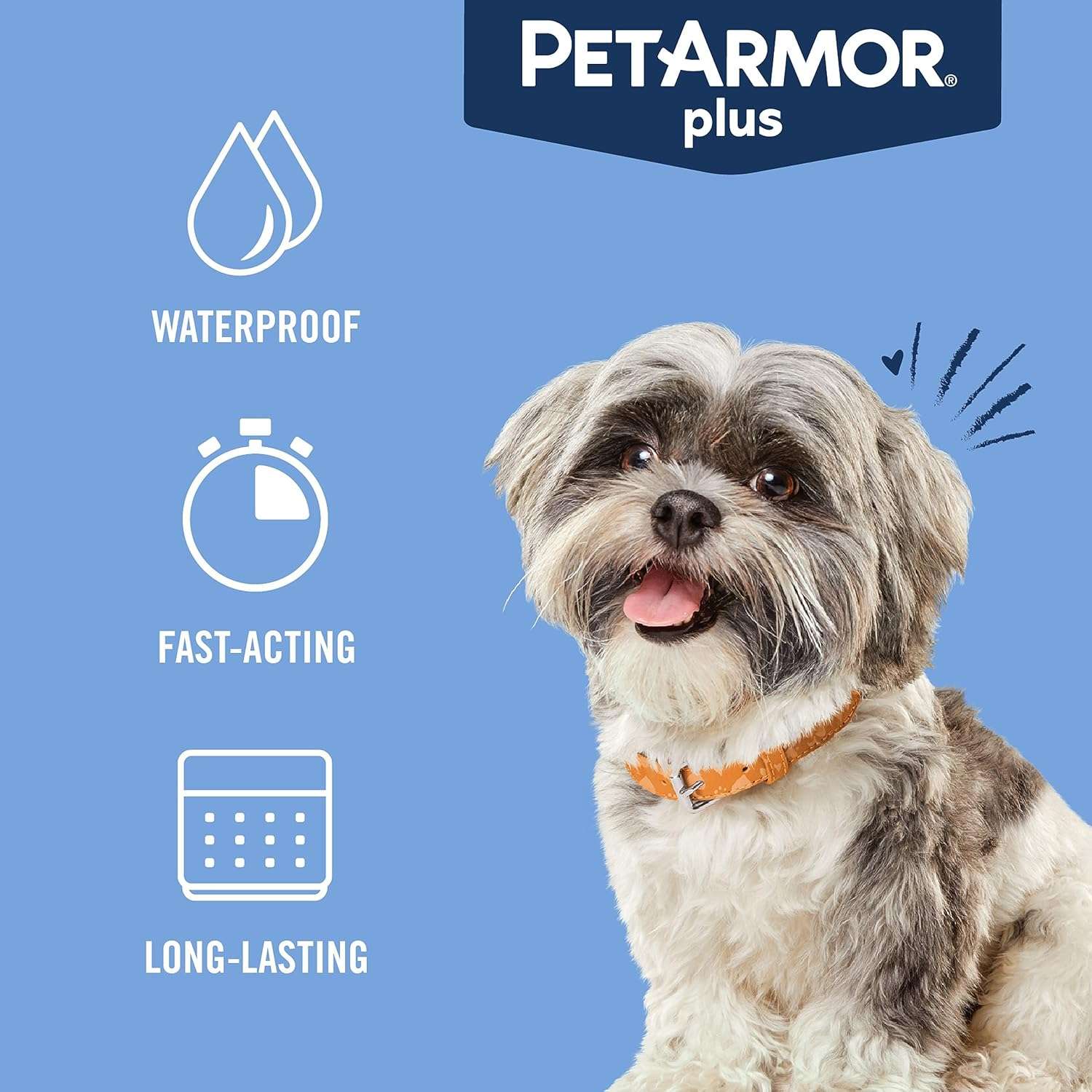 PetArmor Plus Flea and Tick Prevention for Dogs, Dog Flea and Tick Treatment, 3 Doses, Waterproof Topical, Fast Acting, Small Dogs - 6