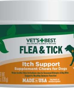 Vet’s Best Dog Flea and Tick Treatment and Prevention Soft Chews, Itch Support Flea and Tick for Dogs, Supplement Tick Chews for Dogs, Dog Allergy Support, Fleas Ticks - 1