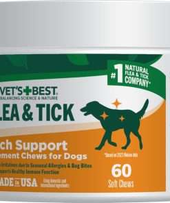 Vet’s Best Dog Flea and Tick Treatment and Prevention Soft Chews, Itch Support Flea and Tick for Dogs, Supplement Tick Chews for Dogs, Dog Allergy Support, Fleas Ticks - 2