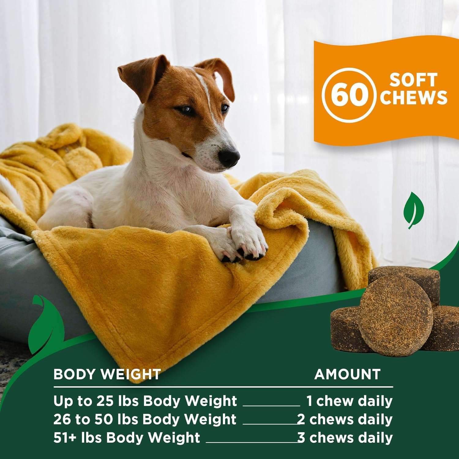 Vet’s Best Dog Flea and Tick Treatment and Prevention Soft Chews, Itch Support Flea and Tick for Dogs, Supplement Tick Chews for Dogs, Dog Allergy Support, Fleas Ticks - 4