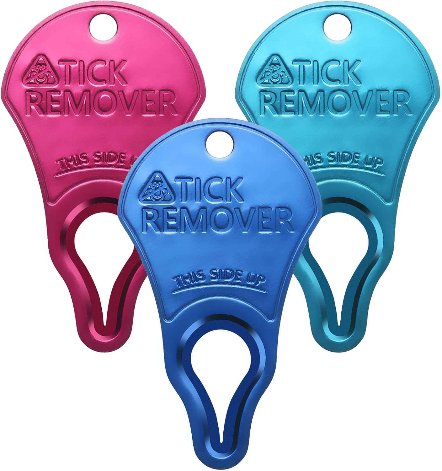 3 Pack Tick Remover Tool Portable, Tick Removal for Pet and Humans, Safe and Reliable, Pain-Free, Essential Tools for Outdoor Activities - 1