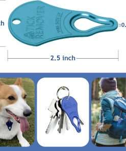 3 Pack Tick Remover Tool Portable, Tick Removal for Pet and Humans, Safe and Reliable, Pain-Free, Essential Tools for Outdoor Activities - 2