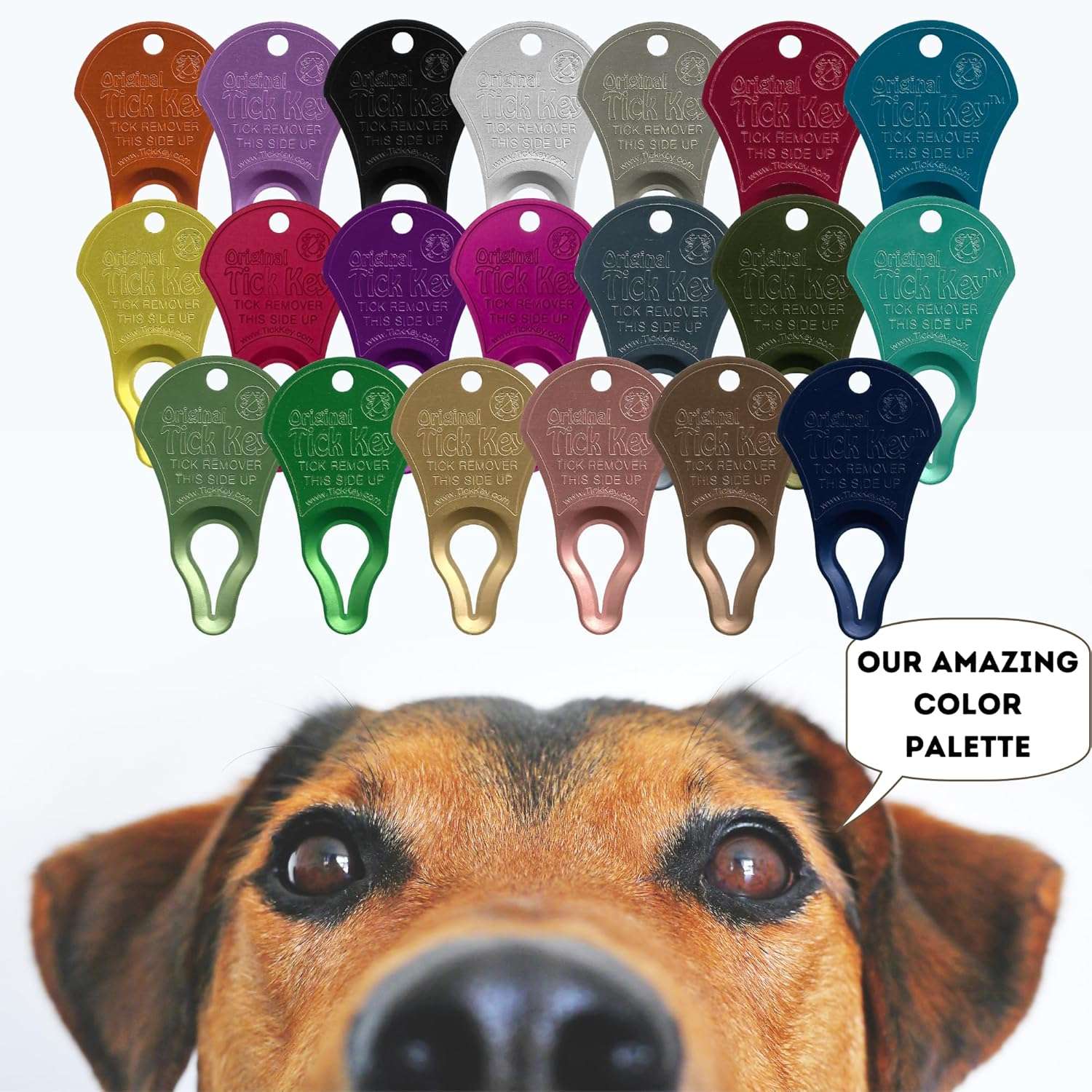 The Original Tick Key - Tick Detaching Device - Portable, Safe and Highly Effective Tick Detaching Tool (Green) - 5