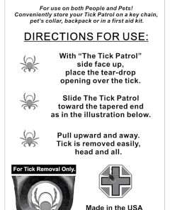 The Tick Patrol Tick Remover Tool - for People & Pets - Stop Ticks in Their Tracks! (Assorted Colors) - 2