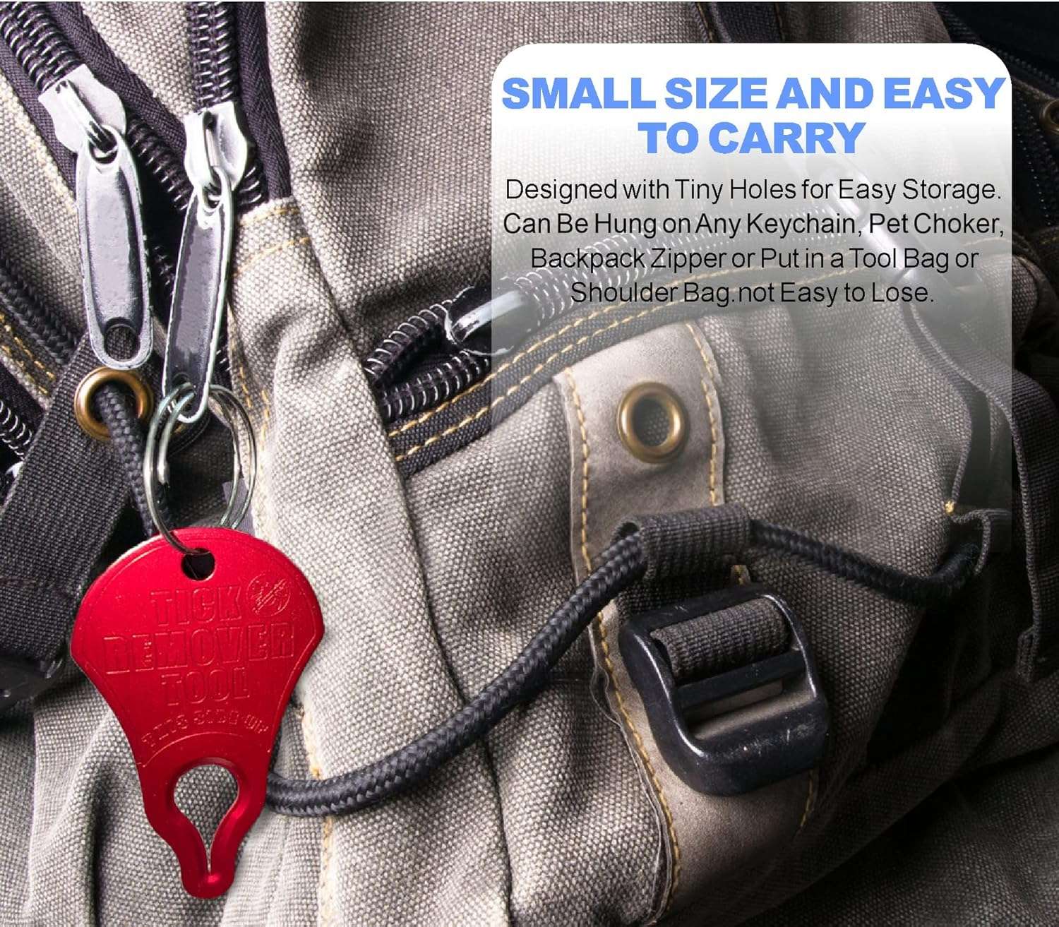 Tick Remover Tool 3 Pack, Suitable for Pets, Animals, and Humans, Portable Outdoor Living Essential Tick Remover Tools, Quick and Safe, and Reliable. - 5