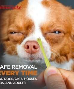 Tick Remover Tool for Dogs, Cats & Humans - 1 Packs of 3 - Pain Free Tick Removal Twister Tweezers - Dog Tick Removal Tool - Tick Puller Removes Head & Body - 5