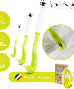 Tick Remover for Dogs and Human - Made in France - Tick Puller for Humans and Dogs - 3 Different Sizes - Dog Tick Removal Tool - Also for All Other Pets - 2