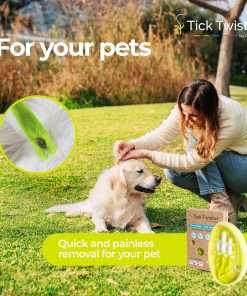 Tick Remover for Dogs and Human - Made in France - Tick Puller for Humans and Dogs - 3 Different Sizes - Dog Tick Removal Tool - Also for All Other Pets - 3