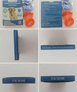 4 Pack Waterproof Flea & Tick Collar for Dogs – 32 Month Protection, Adjustable for Puppies & Adults - 8