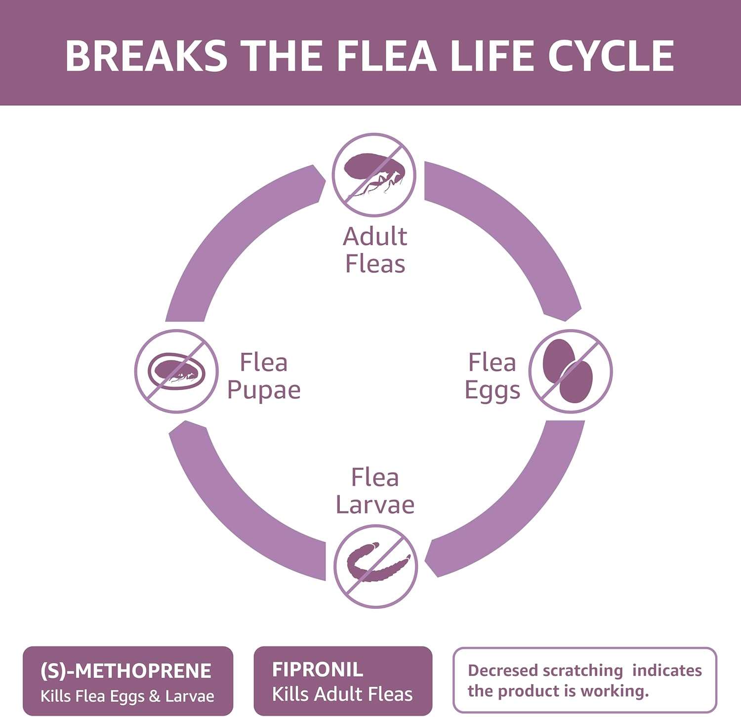 Amazon Brand - Solimo for Dogs Large Dog (45-88 pounds) Flea and Tick Treatment, 6 Doses - 3