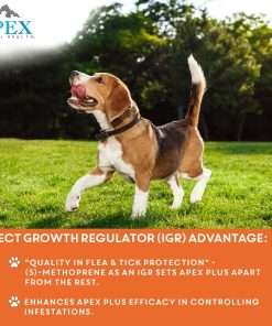 Apex Plus Flea and Tick Prevention for Dogs - Small (5-22 lbs) - 3-Month Supply - Dog Flea and Tick Treatment - 24-Hour Activation, Waterproof, 30-Day Protection - 5