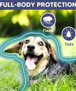 Flea Collar for Dogs, Adjustable Flea and Tick Collar for Large Dogs, 8 Months Protection 2 Count - 2
