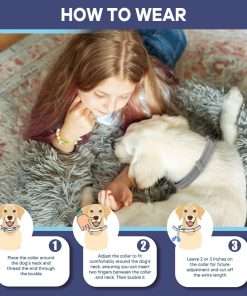 Flea Collar for Dogs, Adjustable Flea and Tick Collar for Large Dogs, 8 Months Protection 2 Count - 3