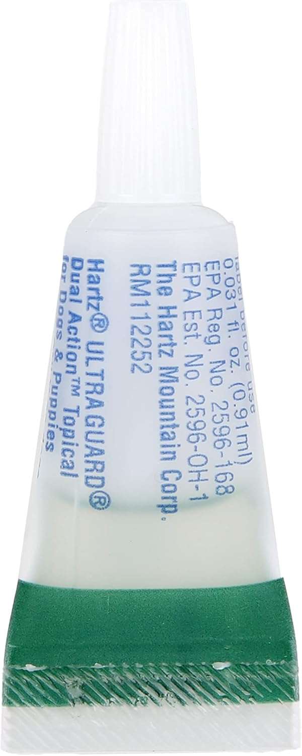 Hartz UltraGuard Dual Action Flea & Tick Topical Dog Treatment and Flea and Tick Prevention, 6 Months, 5-14 Pound Dogs 6-count - 3