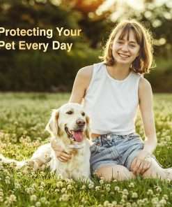 Natural Flea and Tick Collar for Dogs - 4 Pack, 8 Months Long-Lasting Protection, Waterproof, Adjustable Size for Small Medium and Large Dog - 6