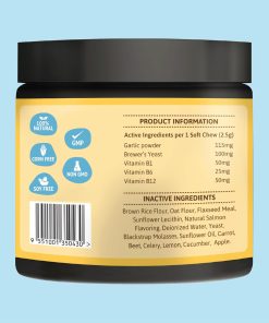Flea & Tick Support Dog Chews – 120 Soft Bites - Boosts Immunity - Non-GMO - Soy-Free - Dog-Friendly Formula - 8