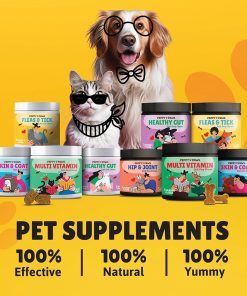 Flea & Tick Support Dog Chews – 120 Soft Bites - Boosts Immunity - Non-GMO - Soy-Free - Dog-Friendly Formula - 9