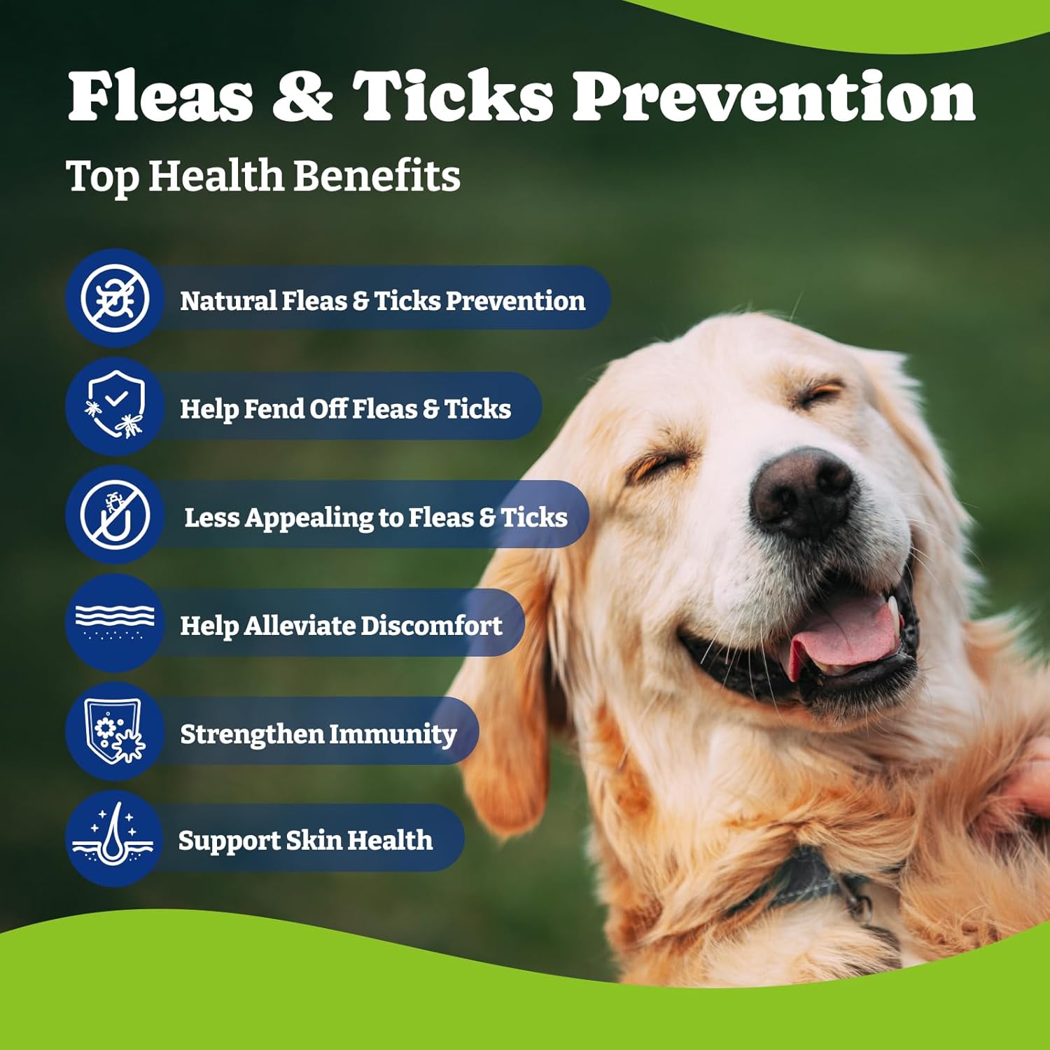 Flea and Tick Prevention for Dogs Chewable - 170 Soft Chews, Duck & Pear Flavor, Beef & Carrot Flavor - 4