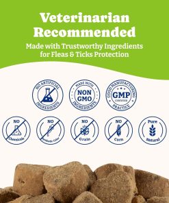 Flea and Tick Prevention for Dogs Chewable - 170 Soft Chews, Duck & Pear Flavor, Beef & Carrot Flavor - 9
