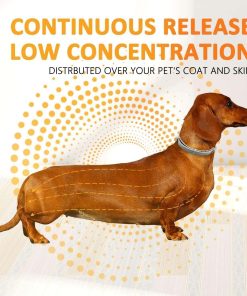 Flea Collars for Dogs, Dog Flea & Tick Control Flea Collar 8 Months Protection, Waterproof Dog Flea Collar, Flea Prevention for Dogs with Comb - 2