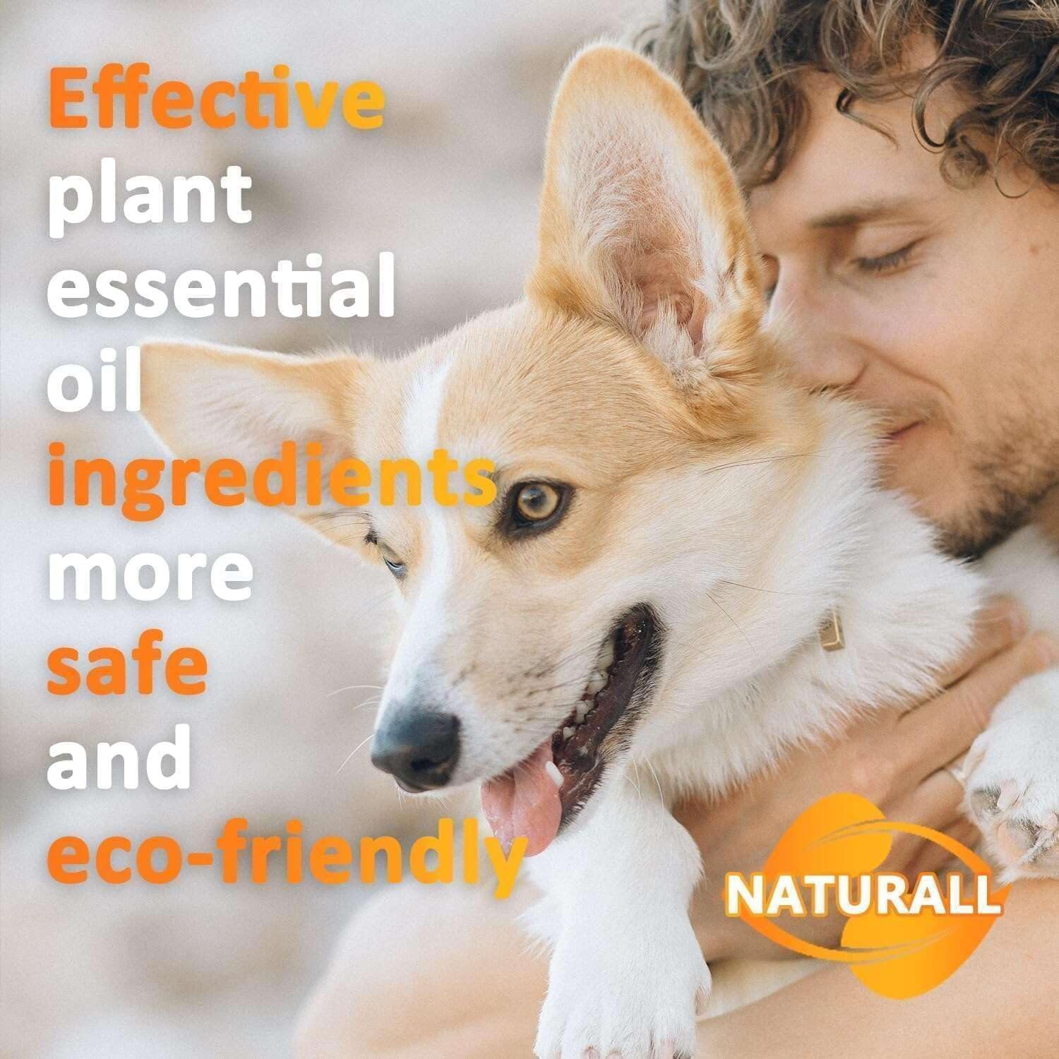 Flea Collars for Dogs, Dog Flea & Tick Control Flea Collar 8 Months Protection, Waterproof Dog Flea Collar, Flea Prevention for Dogs with Comb - 3